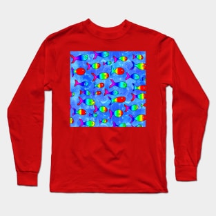 Rainbow fish Long Sleeve T-Shirt